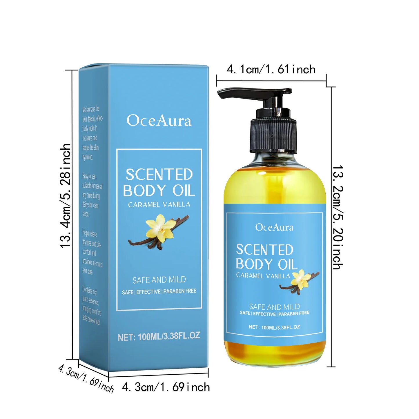 Vanilla & Caramel Body Massage Oil – 100ml