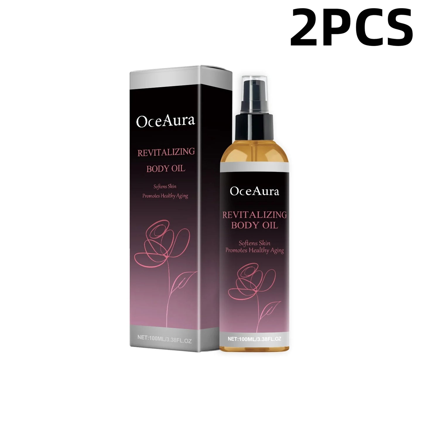 OceAura Huile Corps Hydratante – Vitamine E & Jojoba