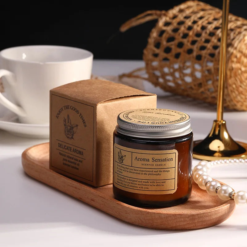 Smokeless Scented Soy Wax Candle – Glass Cup