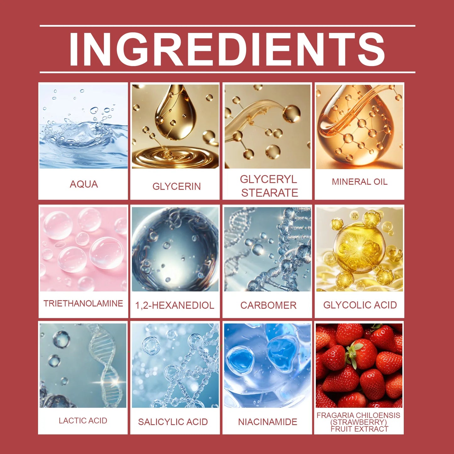 OceAura Crème Corps Fraise – Hydratation & Peau Douce