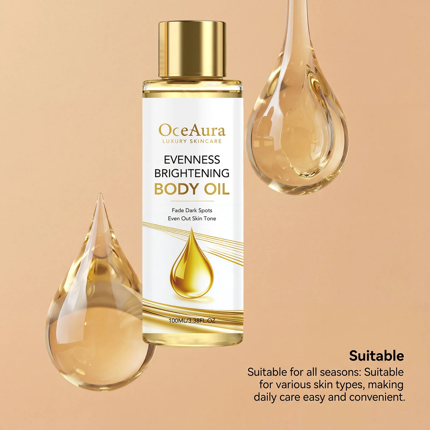 Vitamin E & Aloe Vera Glow Body Oil – 100ml