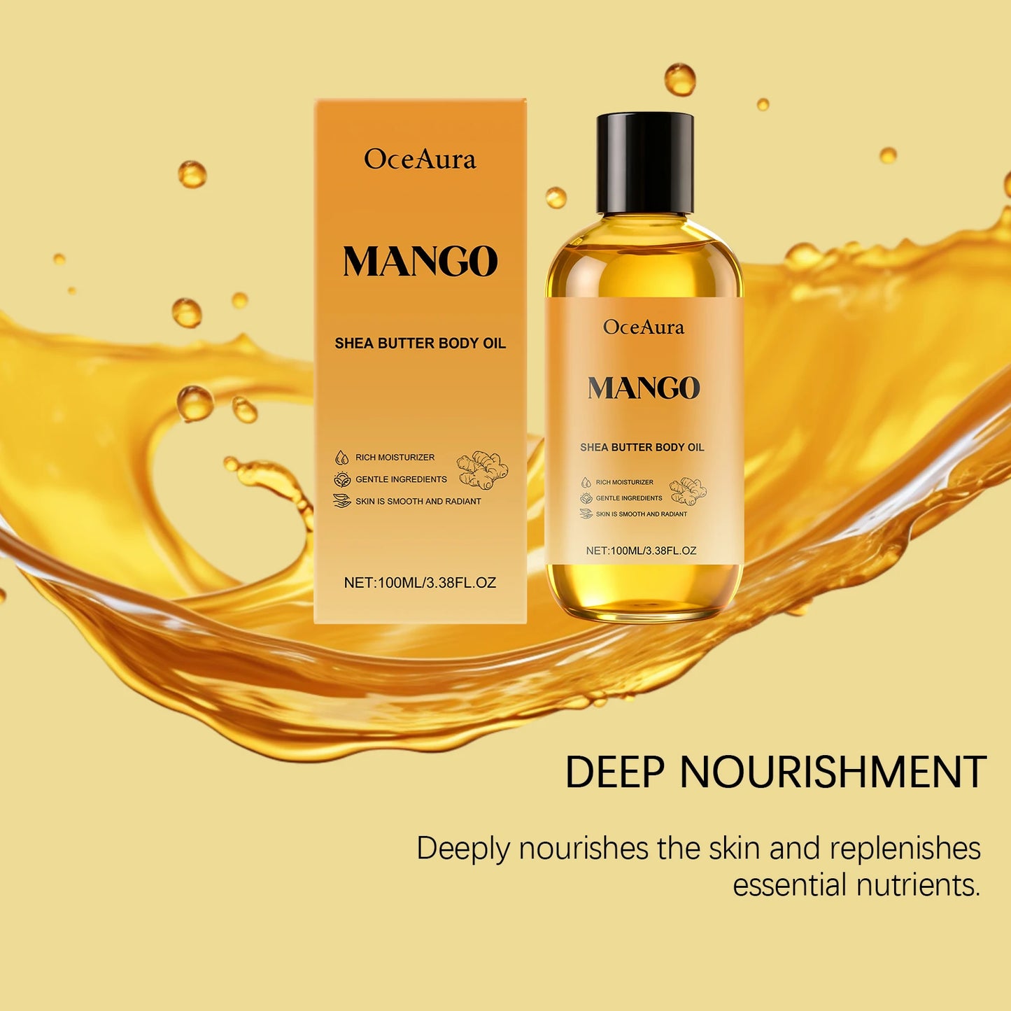 Mango & Shea Butter Body Oil – 100ml