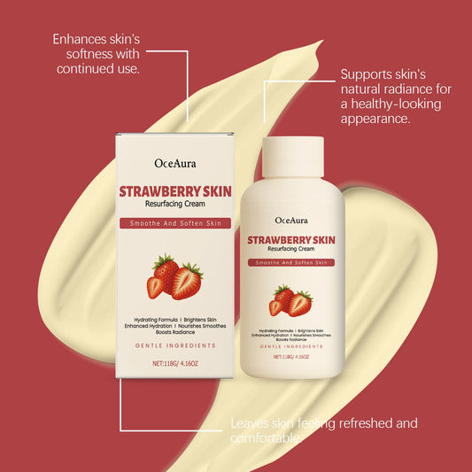 OceAura Crème Corps Fraise – Hydratation & Peau Douce