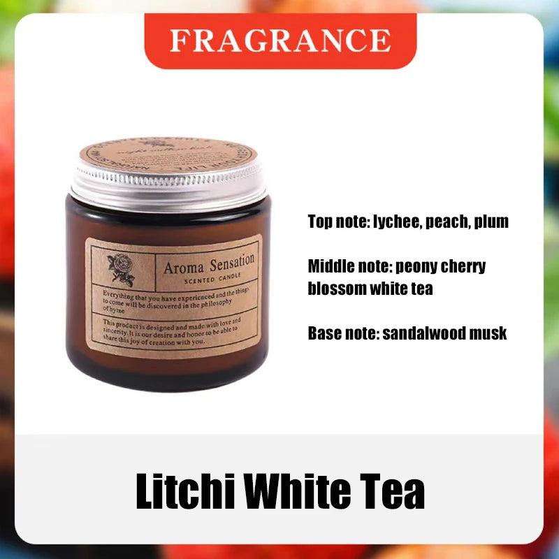 Smokeless Scented Soy Wax Candle – Glass Cup