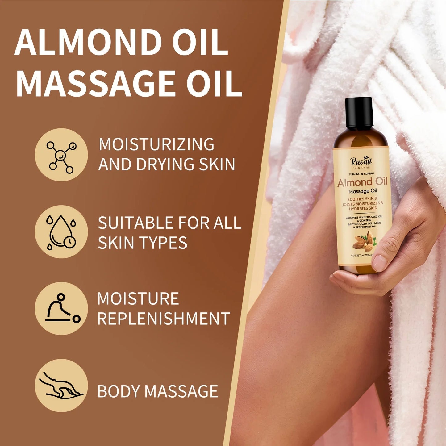 Almond Oil Massage Balm – 200ml