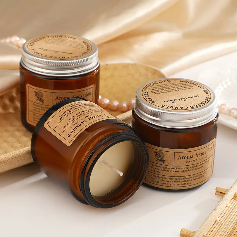 Smokeless Scented Soy Wax Candle – Glass Cup