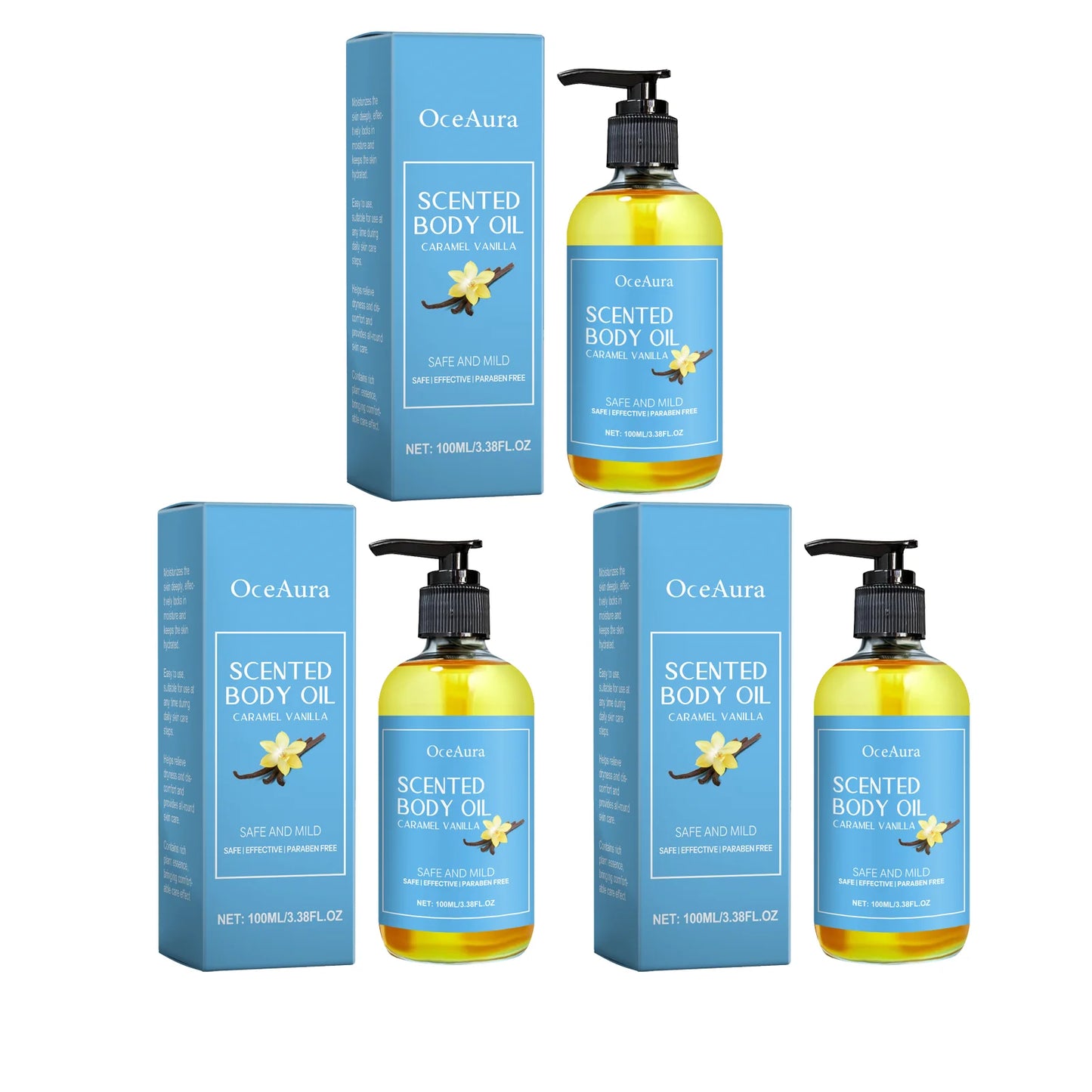 Vanilla & Caramel Body Massage Oil – 100ml