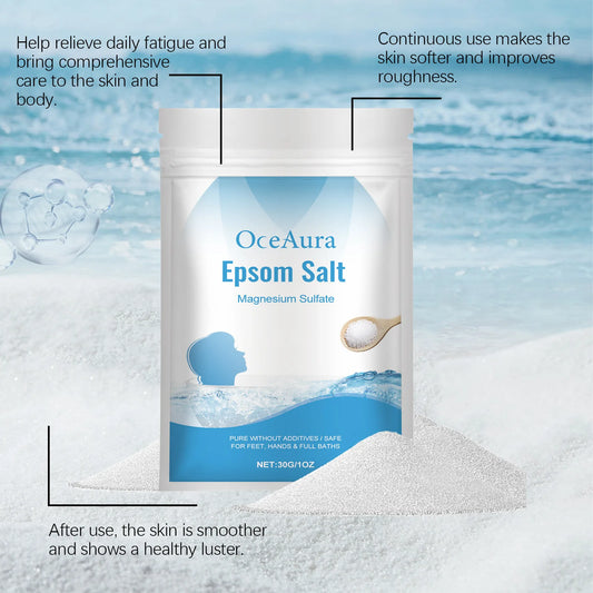 OceAura Sel de Bain Epsom – Relaxation & Soin de la Peau