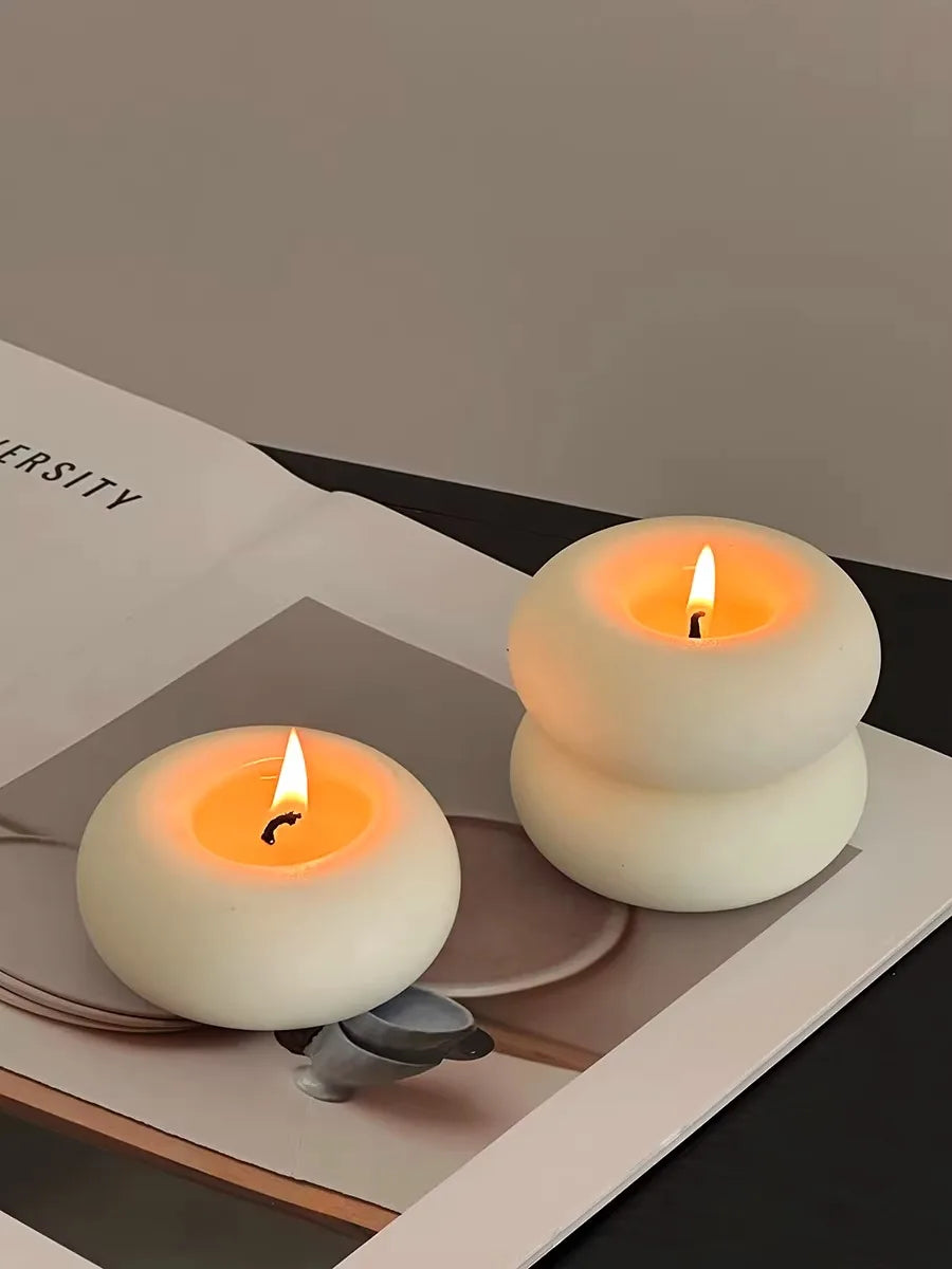 Bougie Artisanale Donut – Décoration & Cadeau