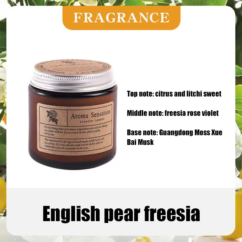Smokeless Scented Soy Wax Candle – Glass Cup