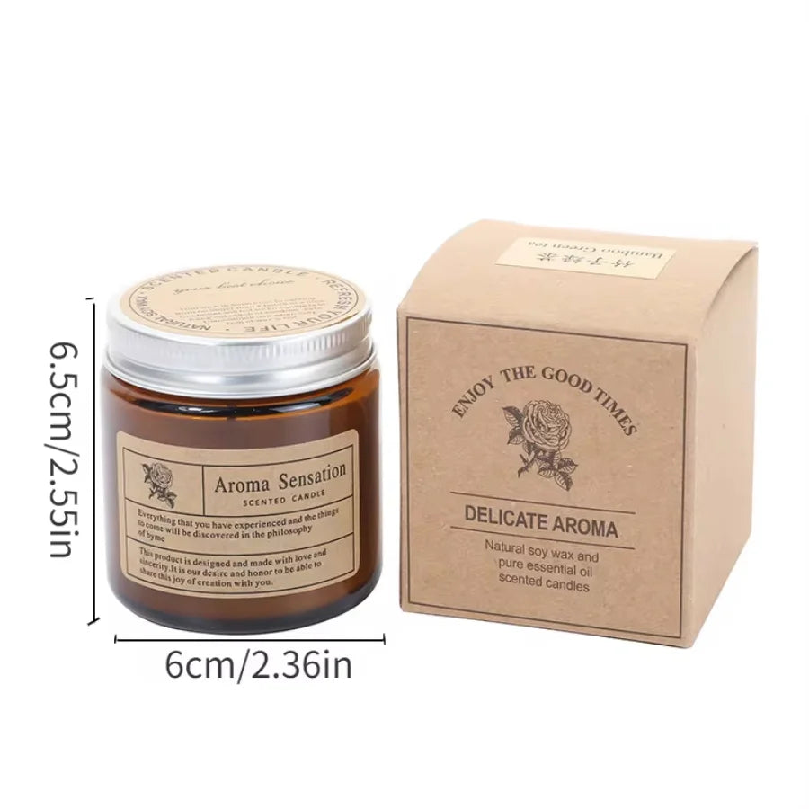 Smokeless Scented Soy Wax Candle – Glass Cup